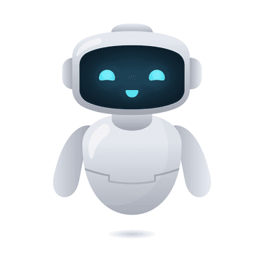Friendly robot illustration